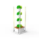 Kit hidropônico N6W Tower System para 20 plantas, jardim interno completo com nutrientes, sementes e acessórios