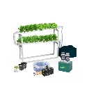 Kit Hidropônico N7 Sistema NFT para 16 Plantas, Jardim Completo com Nutrientes, Sementes e Acessórios