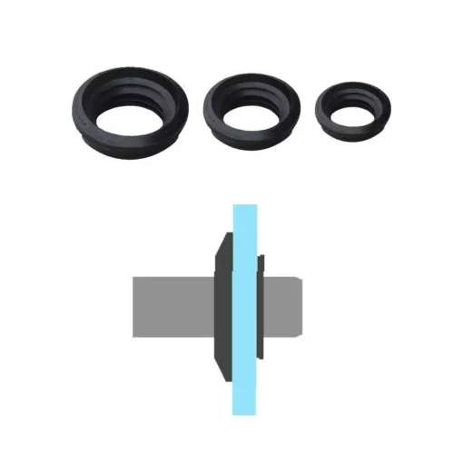 Anel de vedação anti-gotejamento borracha engate rápido 2” (50mm)
