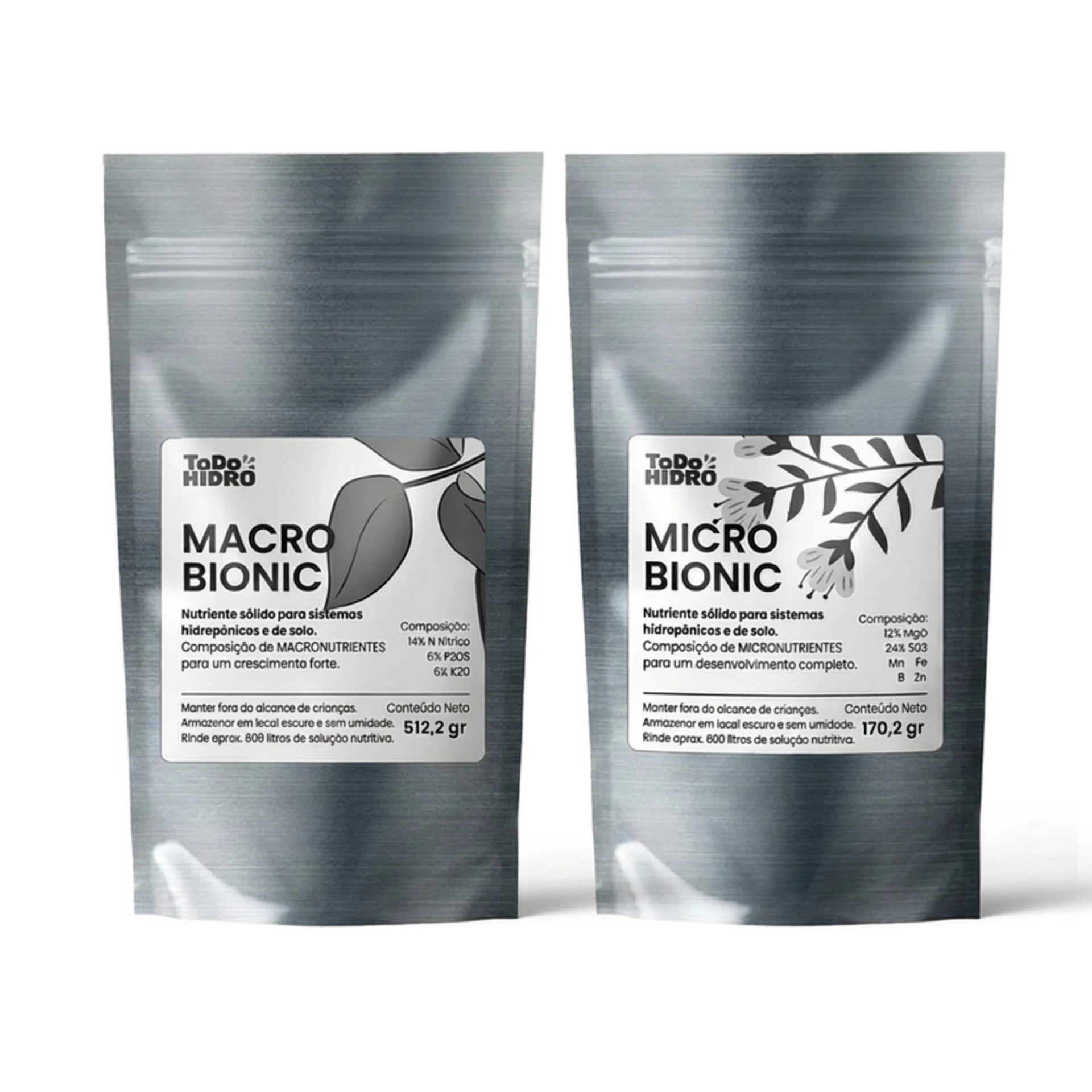 Macrobionic e Microbionic, Nutriente sólido de duas partes para vegetais e frutos