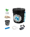 Grow Pot Original e Medidor de Nível de Água - Kit hidropônico DWC com bomba de ar e acessórios