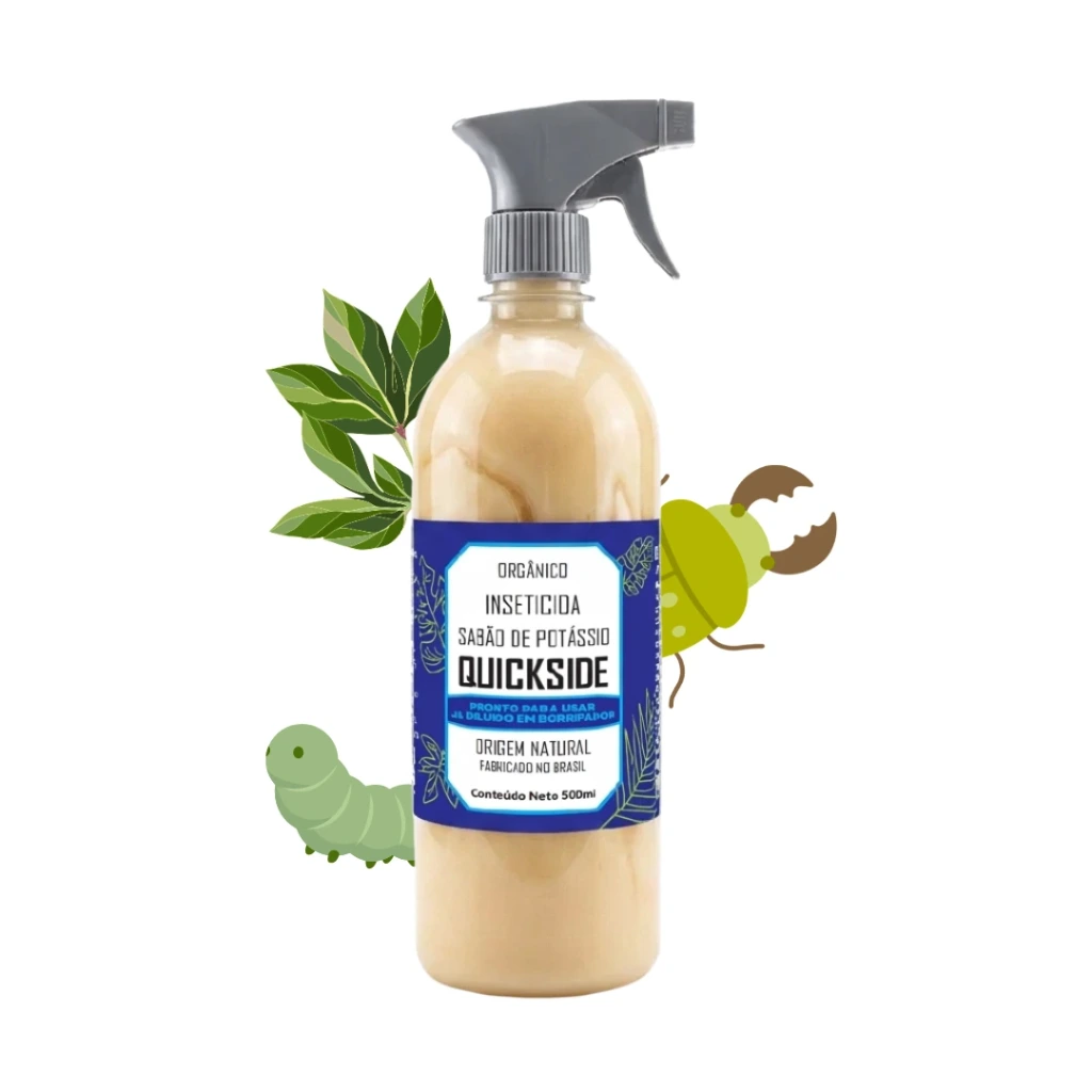 Quickside Spray, Sabão de potássio em borrifador inseticida orgânico